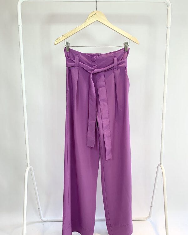 Calça alfaiataria roxa LORE - P- VENDIDO SISTEMA OTTO