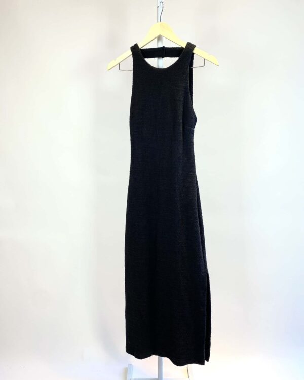 Vestido preto tweed costas abertas LOJA 3 - P - VENDIDO SIST OTO