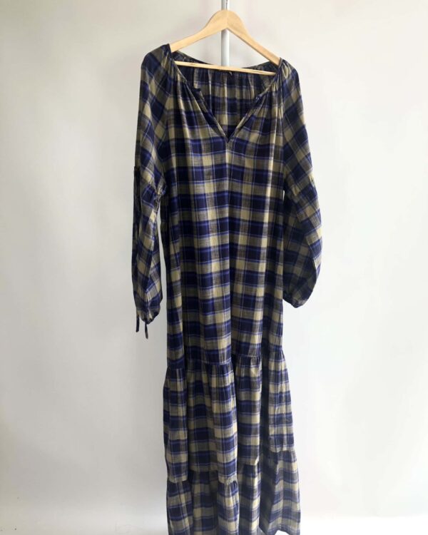 Vestido longo quadriculado MIXED - 42 *nunca usado*