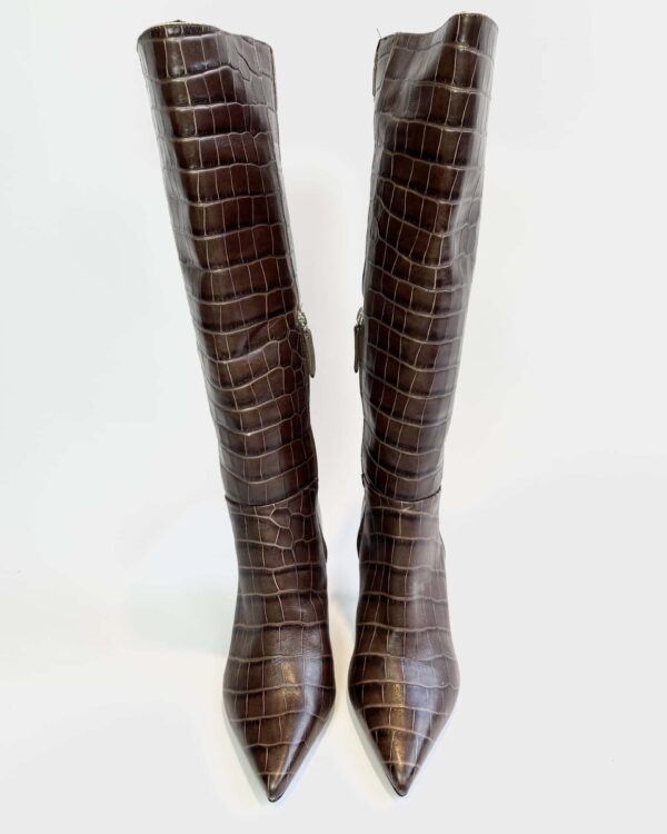 Bota cano alto marrom SCHUTZ - 38 - VENDIDO SIST OTO