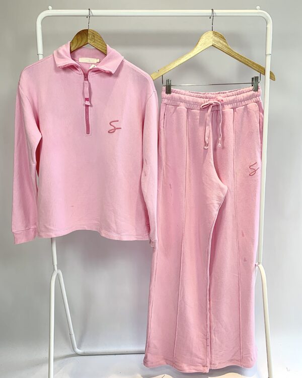 Conjunto moletom rosa calça e casaco SCHUTZ - P - VENDIDO SISTEMA OTO