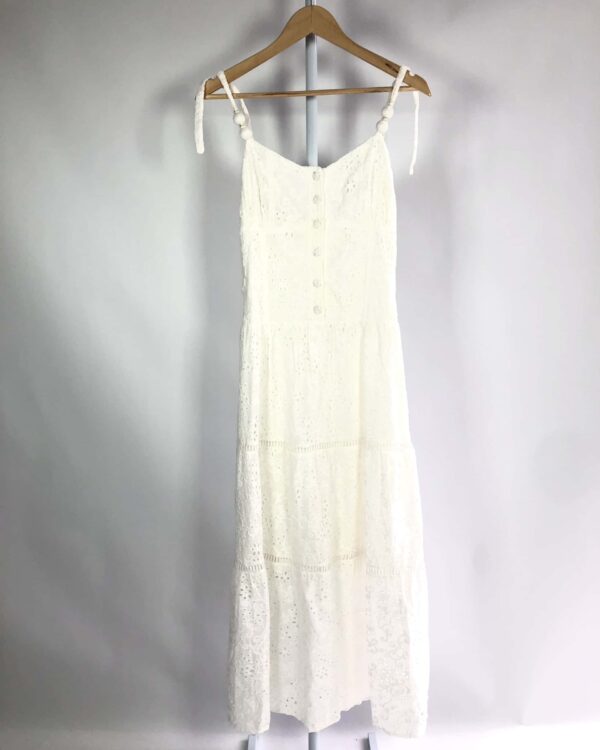 Vestido branco de laise SK - 36 - VENDIDO SISTEMA OTO