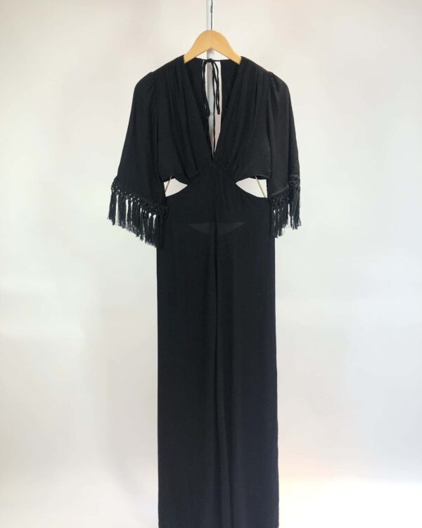 Macacão preto costas abertas FARM - M - VENDIDO SISTEMA OTO