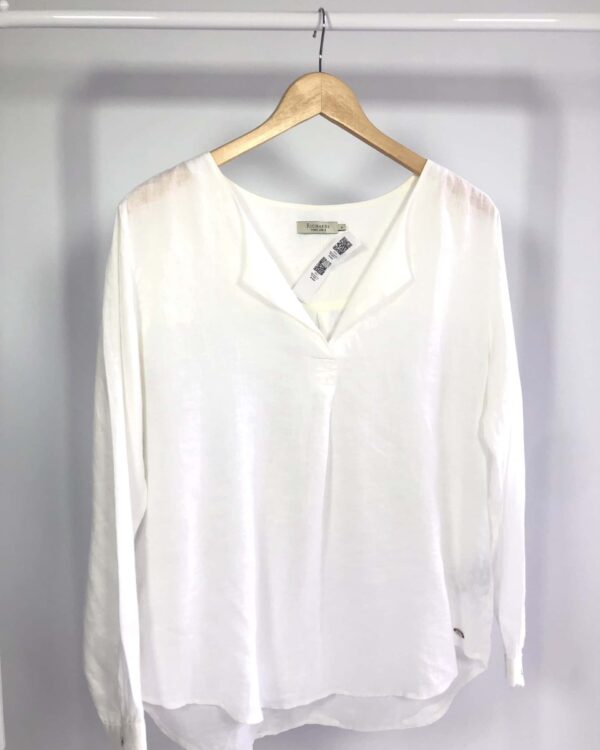 Bata branca linho RICHARDS - G - VENDIDO SISTEMA OTO