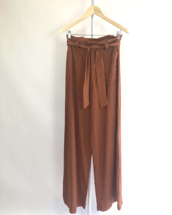 Calça pantalona terracota LIZIE - 36 - VENDIDO SISTEMA OTTO