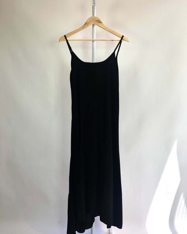 Vestido longo preto alça trançada LIVE! - P - VENDIDO SISTEMA OTO