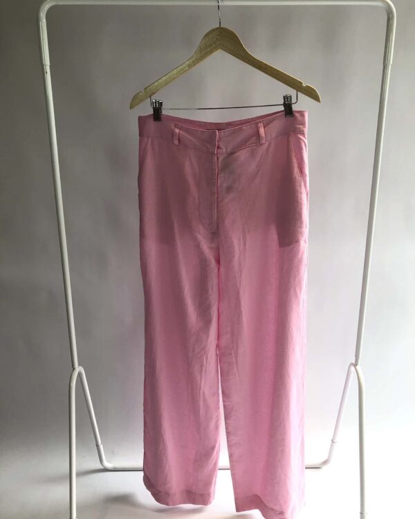 Calça rosa *nunca usada* ELISA LAGE - 42 - VENDIDO SISTEMA OTO