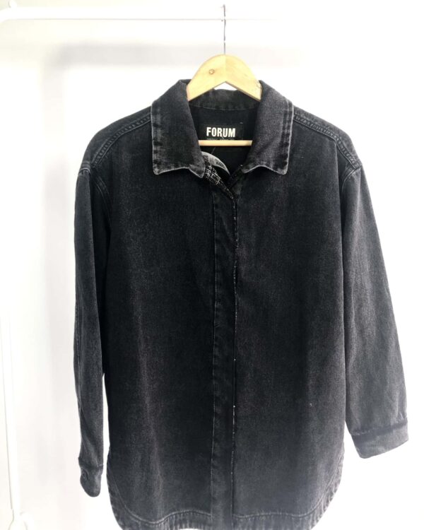 Jaqueta jeans escura FORUM - PP - VENDIDO SISTEMA OTO