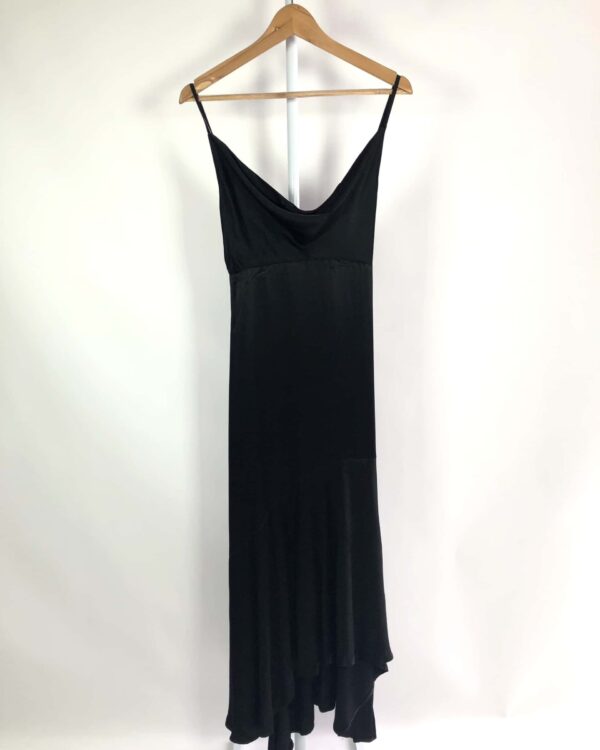 Vestido midi preto MY PLACE - P