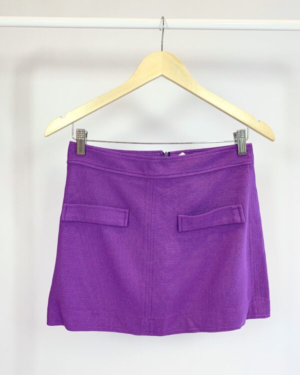 Saia roxa CARLOTA COSTA - P *nunca usada* - VENDIDO SISTEMA OTO