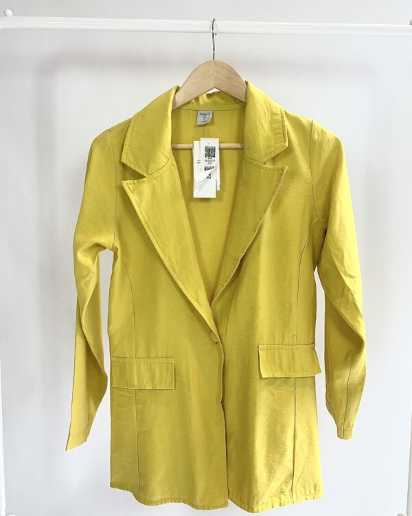 Blazer curto amarelo FORMITZ - P (nunca usado) - VENDIDO SISTEMA OTO