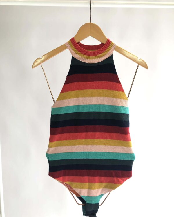 Body colorido sem manga FARM - G - VENDIDO SIST OTO