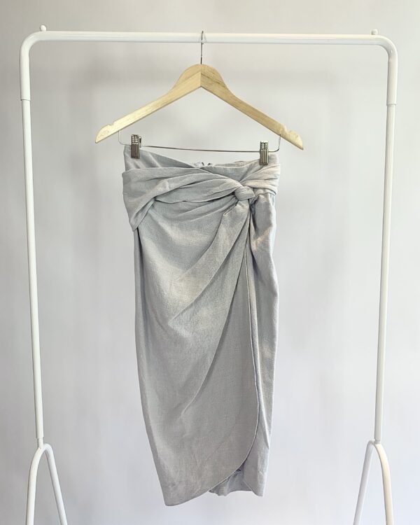 Saia azul midi CRIS BARROS - 36 - VENDIDO SISTEMA OTO