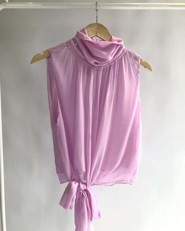 Camisa lilás gola alta ANIMALE - 36