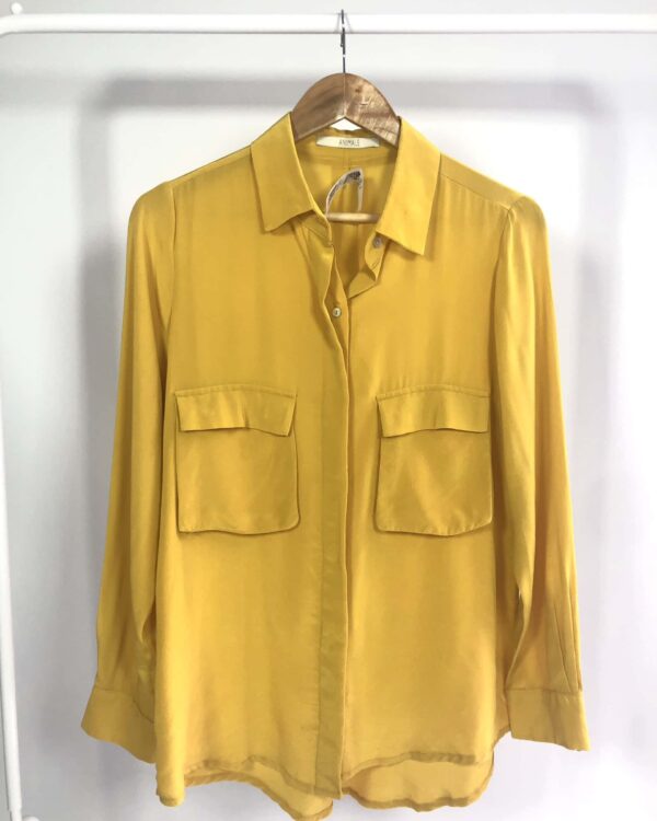 Camisa manga longa mostarda ANIMALE - 38
