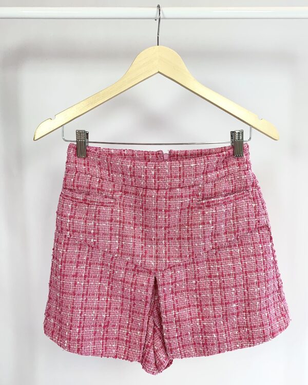 Short e saia tweed rosa LITT- 36 *nunca usada*