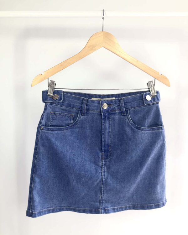 Saia jeans curta DIMY - 36 - VENDIDO SISTEMA OTTO
