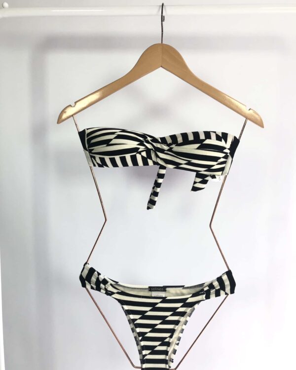 Biquini p&b listrado sem alça SALINAS - P