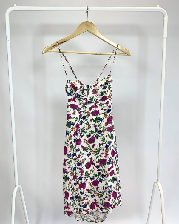 Vestido curto florido VIX- M - VENDIDO SISTEMA OTO
