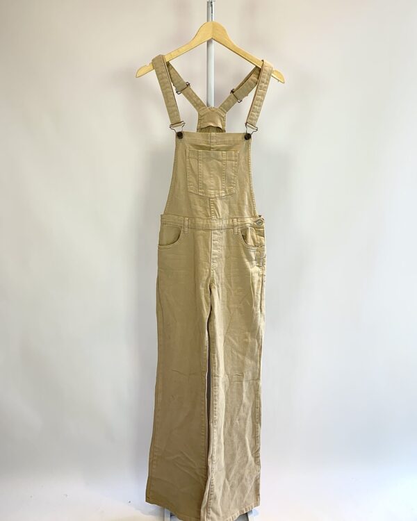 Macacão sarja bege ATEEN - 40 - VENDIDO SISTEMA OTO