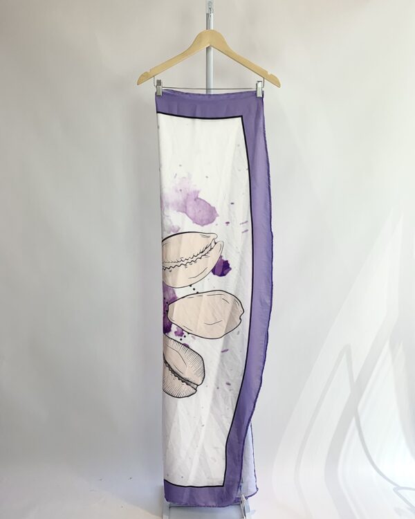 Lenço pareô estampado CLA DE LUCA - VENDIDO SISTEMA OTO