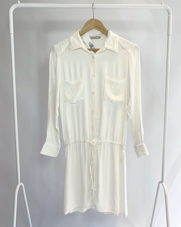 Vestido curto off white ATEEN - 38 - VENDIDO SISTEMA OTO