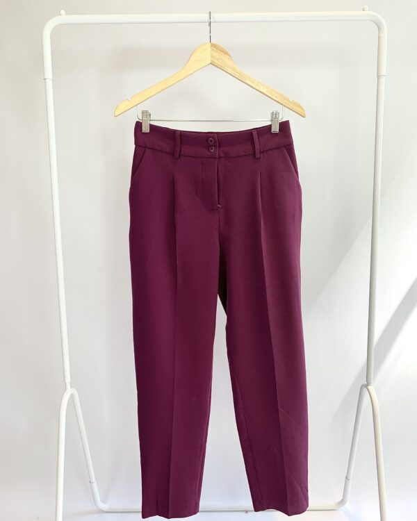 Calça alfaiataria vinho  MUSE - 40 - VENDIDO SISTEMA OTO