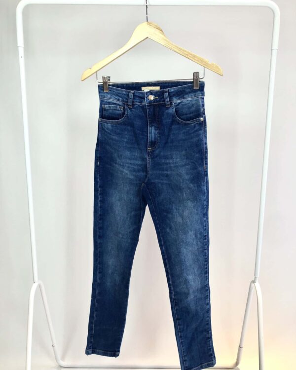 Calça jeans skinny cintura alta CAROL BASSI - 38 - VENDIDO SISTEMA OTO