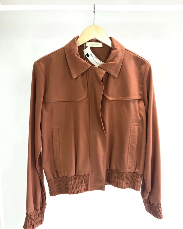 Cropped manga longa terracota B/YOURSELF - M