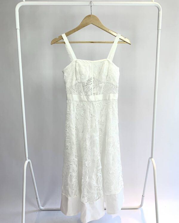 Vestido branco renda AGILITÁ - 34 - VENDIDO SISTEMA OTTO