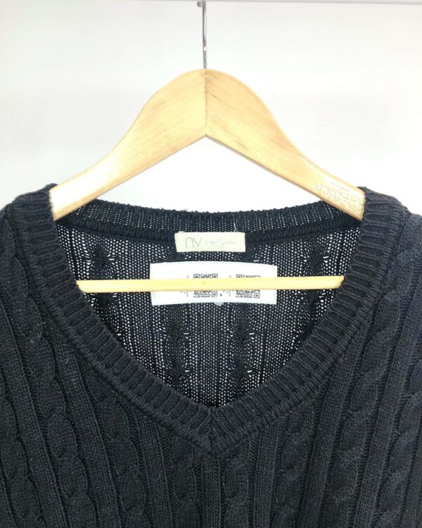 Cropped preto de tricot NV - P