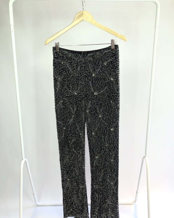 Calça azul marinho paetê BOBO - M - VENDIDO SIST OTO