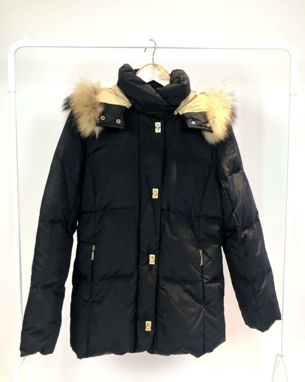 Casaco preto com pelo LIZ CLAIBORNE - P - VENDIDO SISTEMA OTO