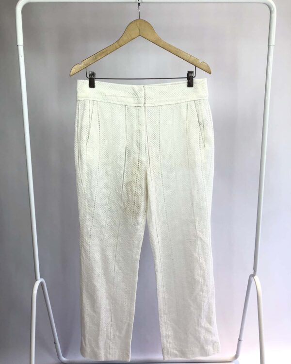 Calça branca laise  ANIMALE - 40 - VENDIDO SISTEMA OTO