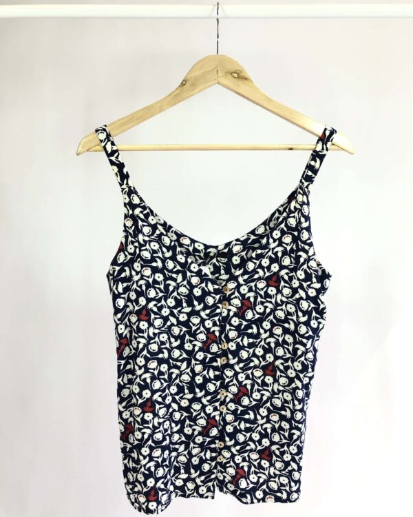 Regata azul marinho estampada MARIA FILÓ - M - VENDIDO SISTEMA OTO