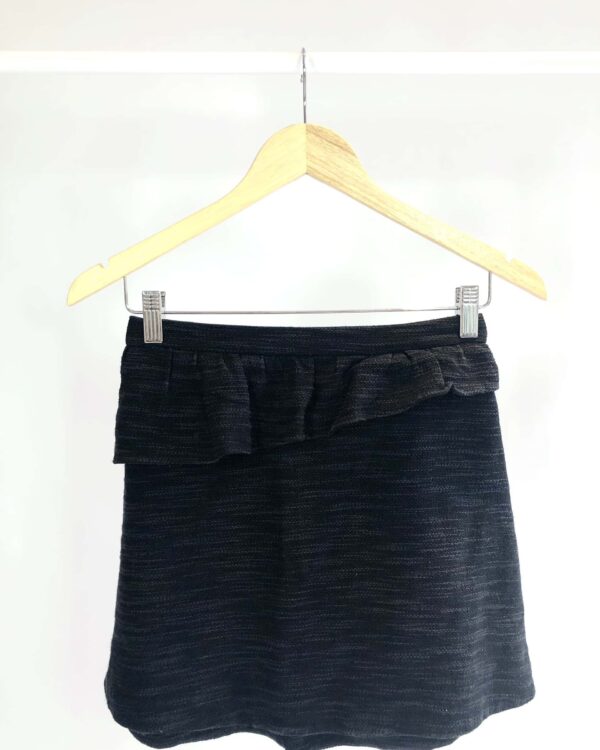 Saia preta curta viscolinho CRIS BARROS - 38 - VENDIDO SISTEMA OTO