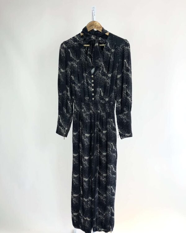 Macacão cinza com estrelas NK - 38 - VENDIDO SITEMA OTO