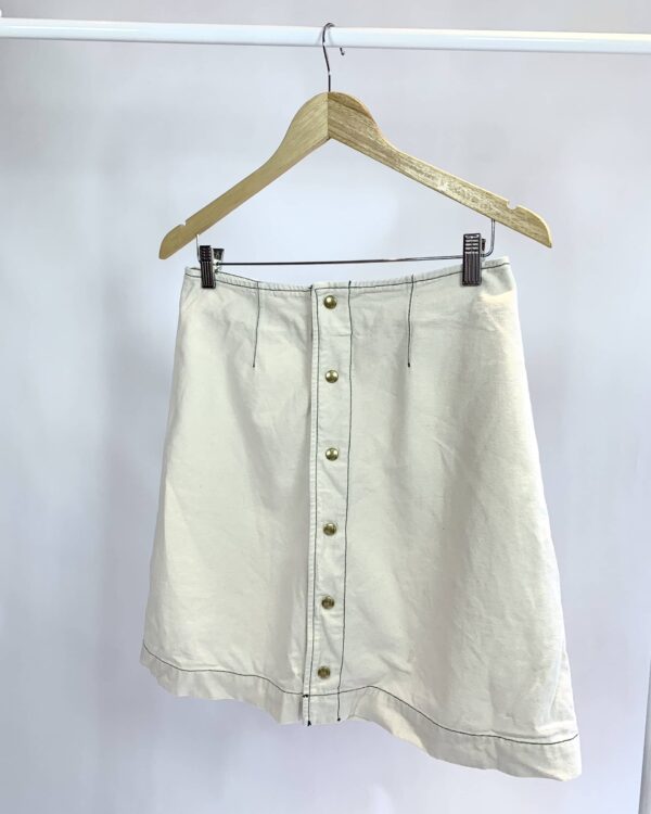 Saia curta off white OSKLEN - M