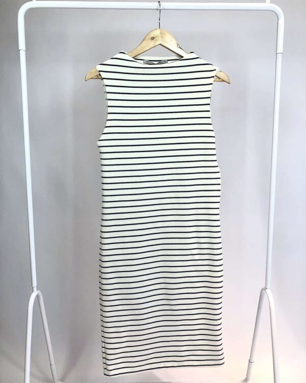 Vestido tricot listrado ZARA KNIT - M - VENDIDO SISTEMA OTTO