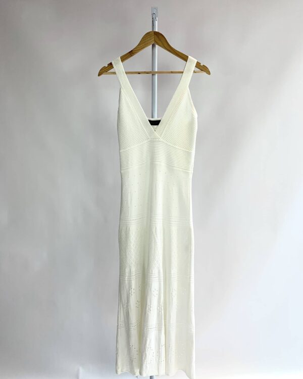Vestido branco tricot MARIA FILÓ - M - VENDIDO SISTEMA OTO