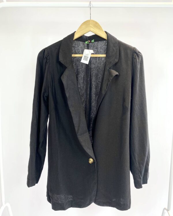 Blazer preto viscolinho FARM - P - VENDIDO SISTEMA OTO