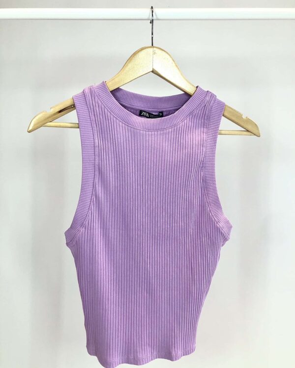 Blusa lilás ZARA - M *nunca usado* - VENDIDO SISTEMA OTTO