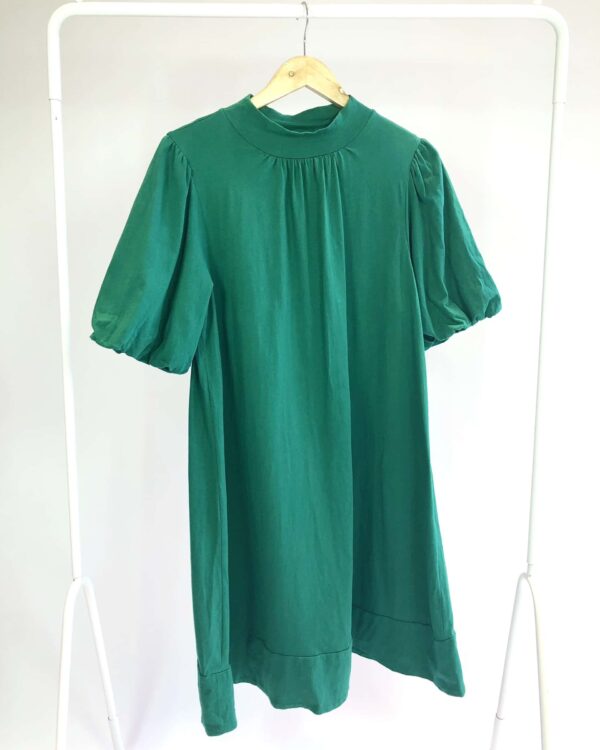 Vestido curto manga verde ANIMALE - G - VENDIDO SISTEMA OTO