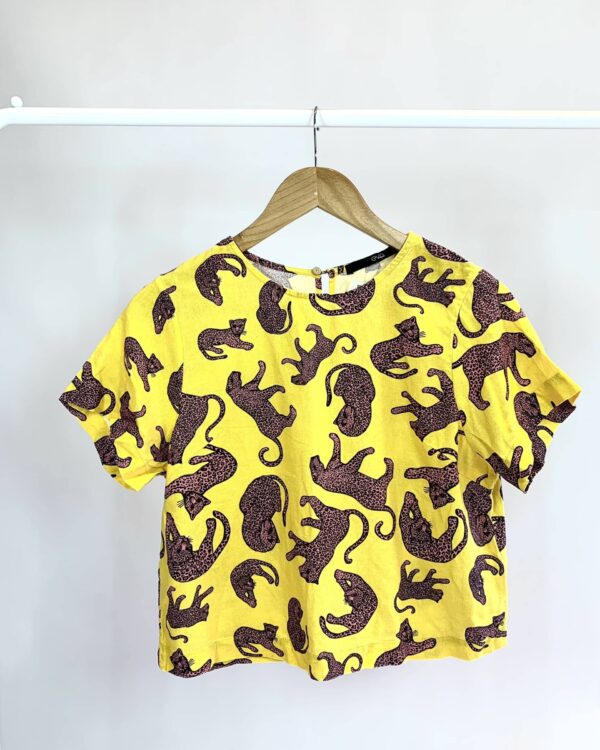 Blusa amarela com estamp EVA - M