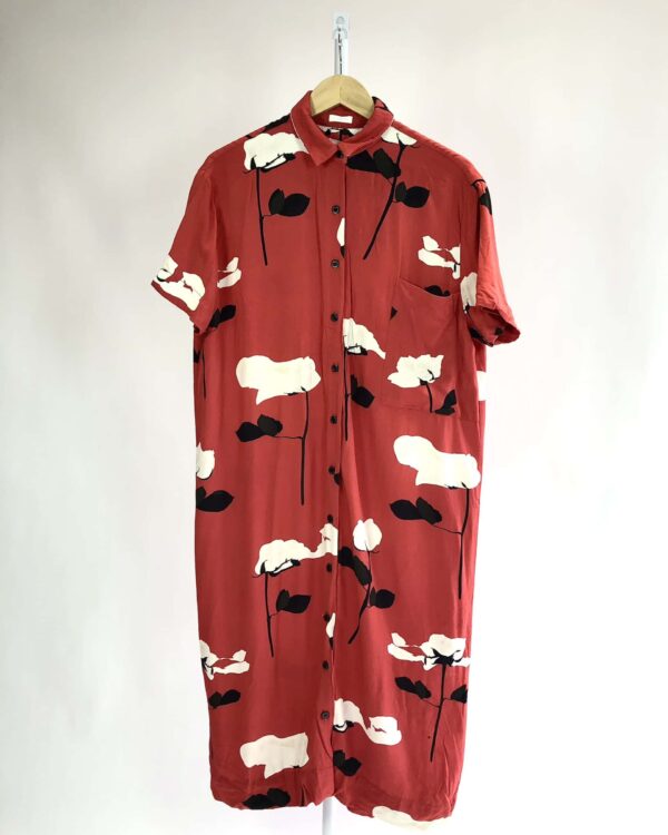 Chemise vermelho com estamp OSKLEN - G - VENDIDO SISTEMA OTTO