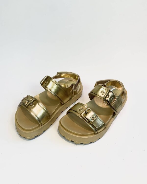 Papete dourada com fivelas SOMOS 3 - 37 - VENDIDO SISTEMA OTO