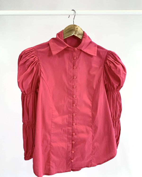 Camisa rosa manga bufante NV - PP
