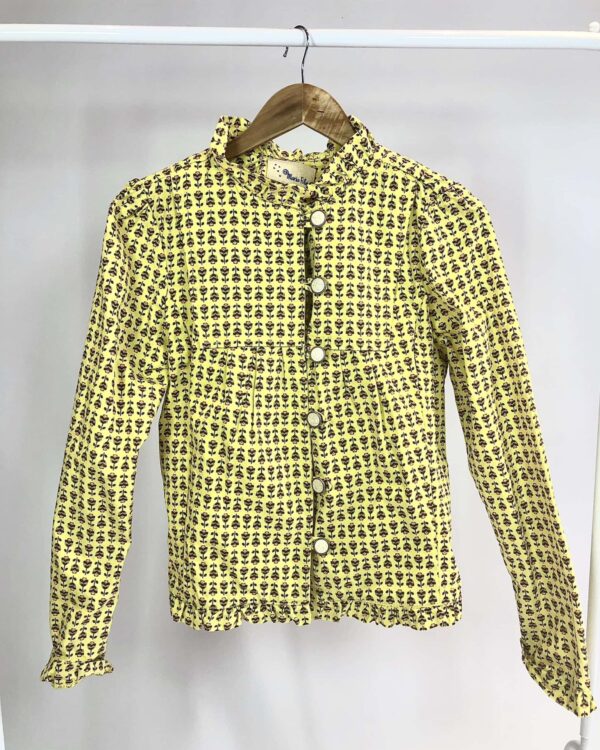 Casaqueto amarelo estampado MARIA FILÓ - P - VENDIDO SISTEMA OTO