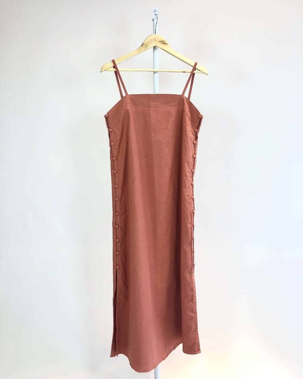 Vestido midi laranja PURA - G - vendido sistema oto