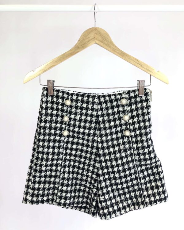 Short cintura alta p&b tweed AVE RARA -36 *nunca usada* - VENDIDO SISTEMA OTO